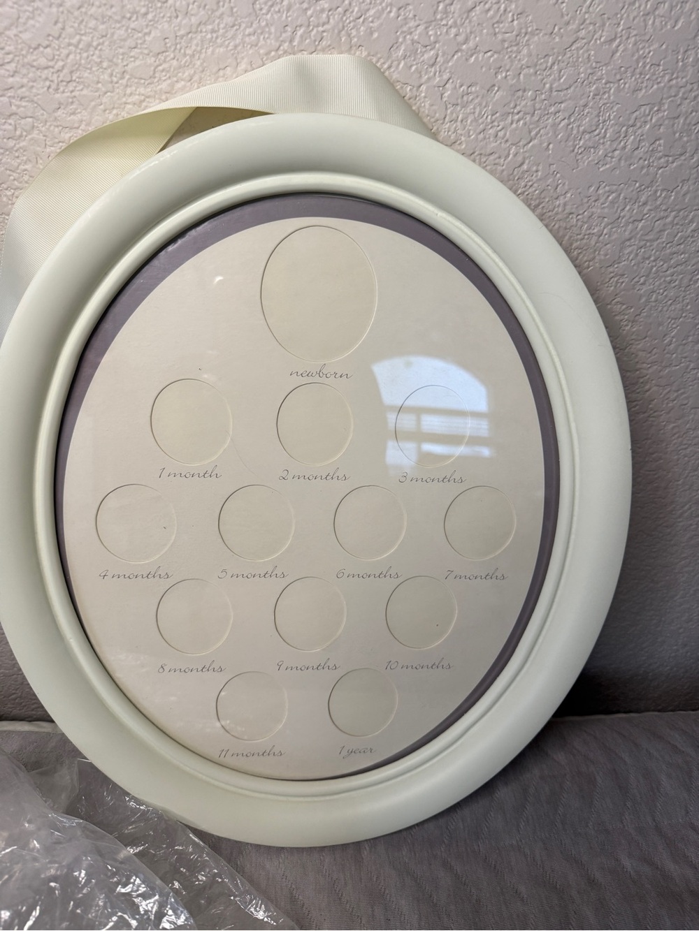 Pottery Barn Kids First Year Baby Photo Frame New Hanging
